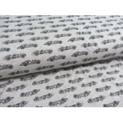 Jersey Autos Rennauto grau meliert